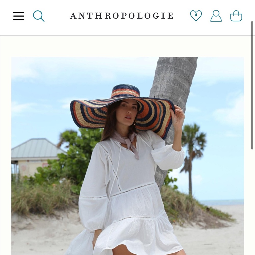 Anthropologie beach hat